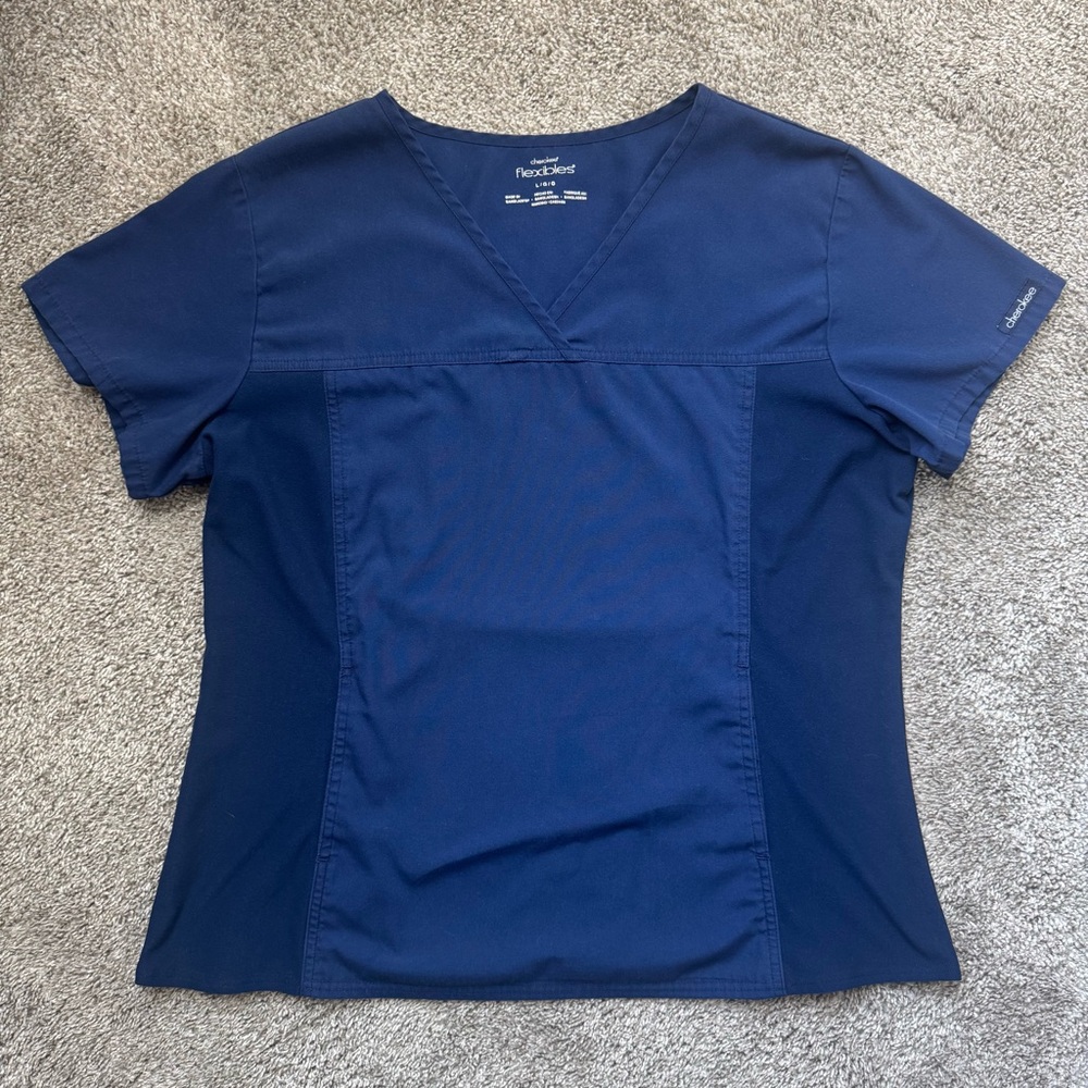Cherokee Women's Navy V-Neck Scrub Top